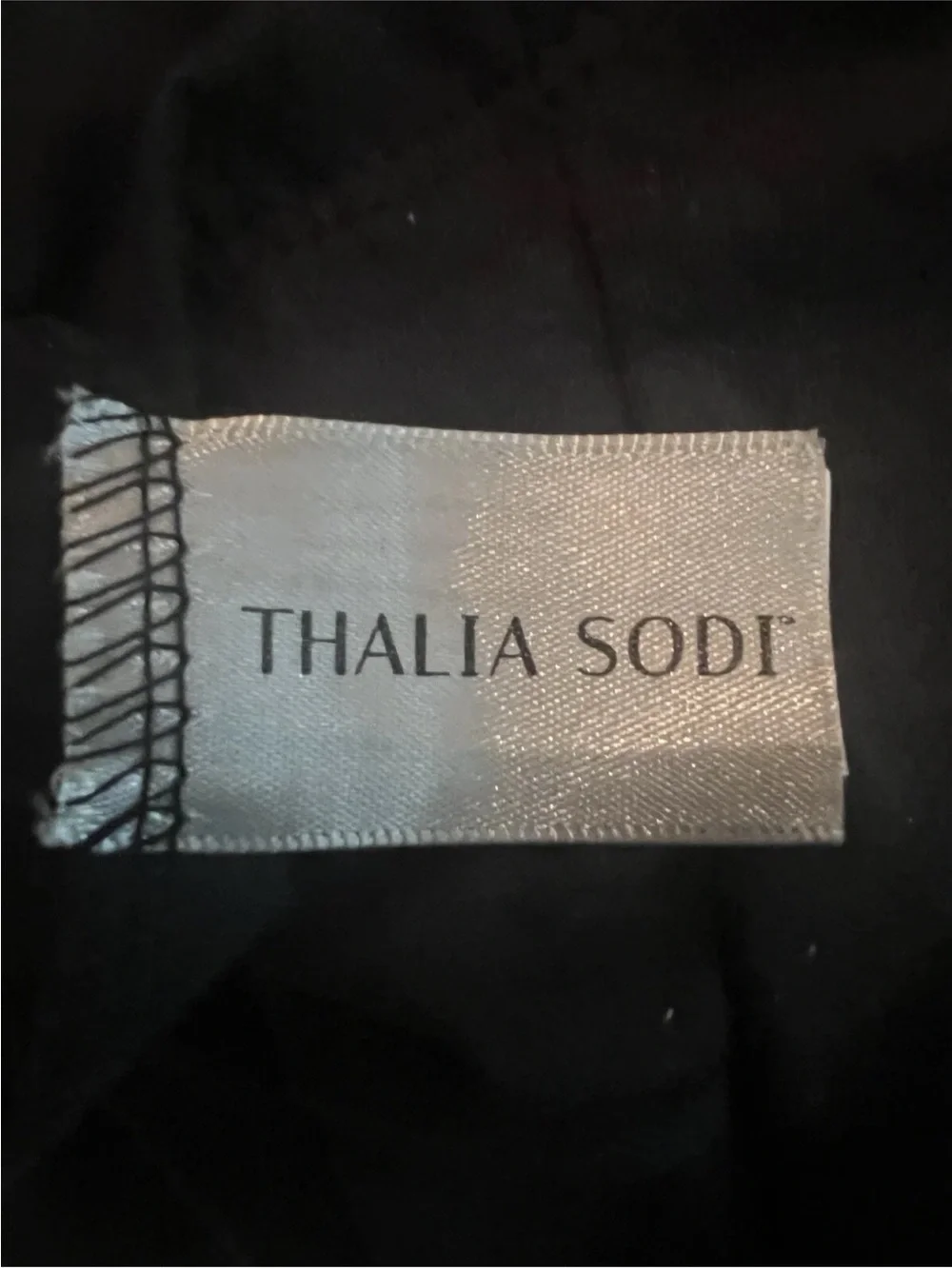 Thalia Sodi Black Tee with Leopard Pocket Accent Shirt Dog Apparel NEW